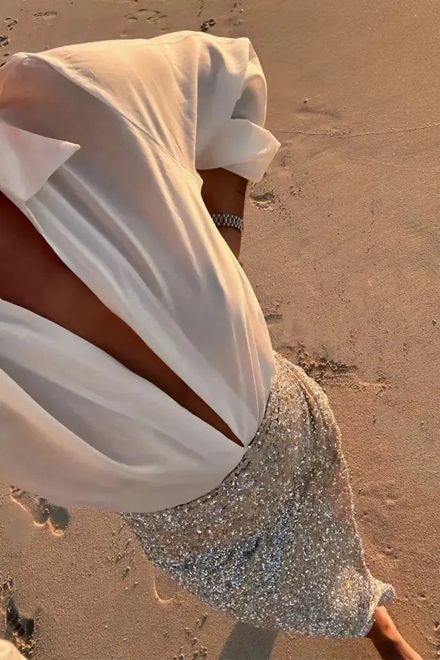Never Fully Dressed Skirts Sequin Maxi Wrap Jaspre Skirt 8211 Women