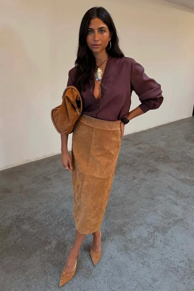 Never Fully Dressed Skirts Suede Jaspre Skirt 8211 Women