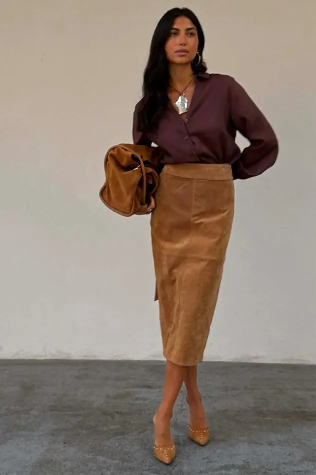Never Fully Dressed Skirts Suede Jaspre Skirt 8211 Women