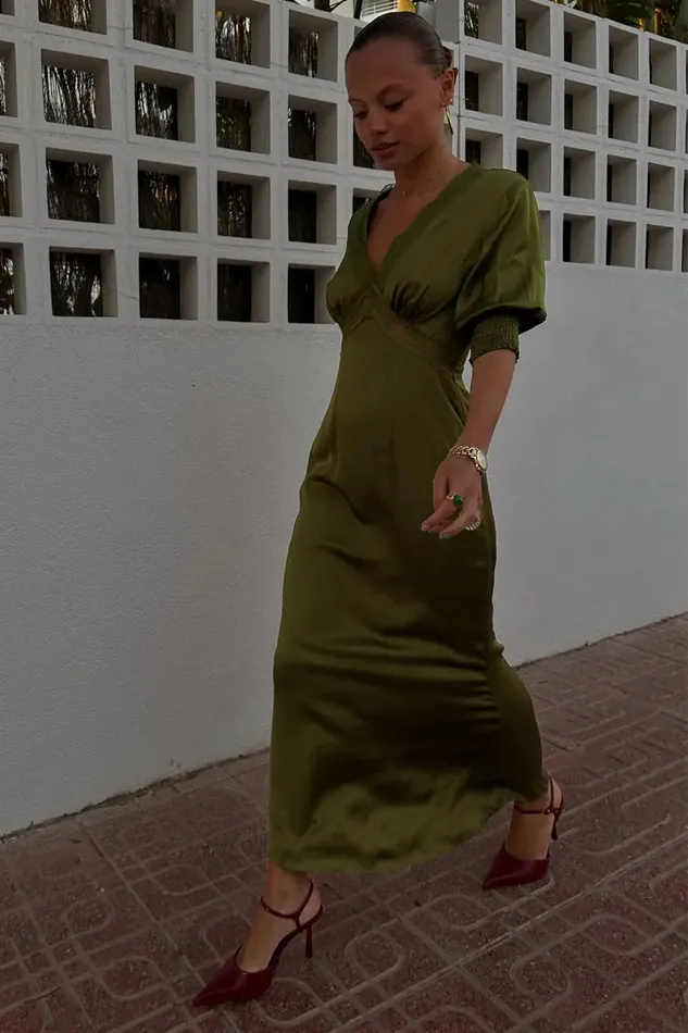 Never Fully Dressed Summer Somewhere Olive Lace May Dress 8211 Women