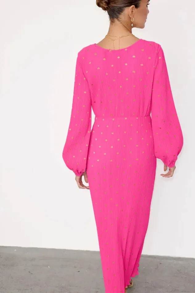 Never Fully Dressed Summer Somewhere Pink Plisse Emma Dress 8211 Women