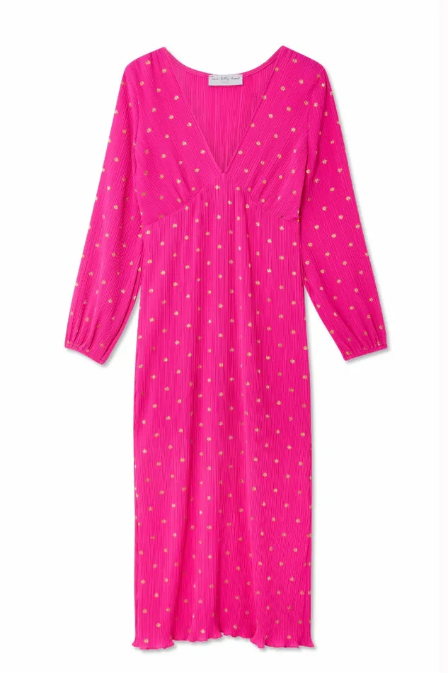 Never Fully Dressed Summer Somewhere Pink Plisse Emma Dress 8211 Women