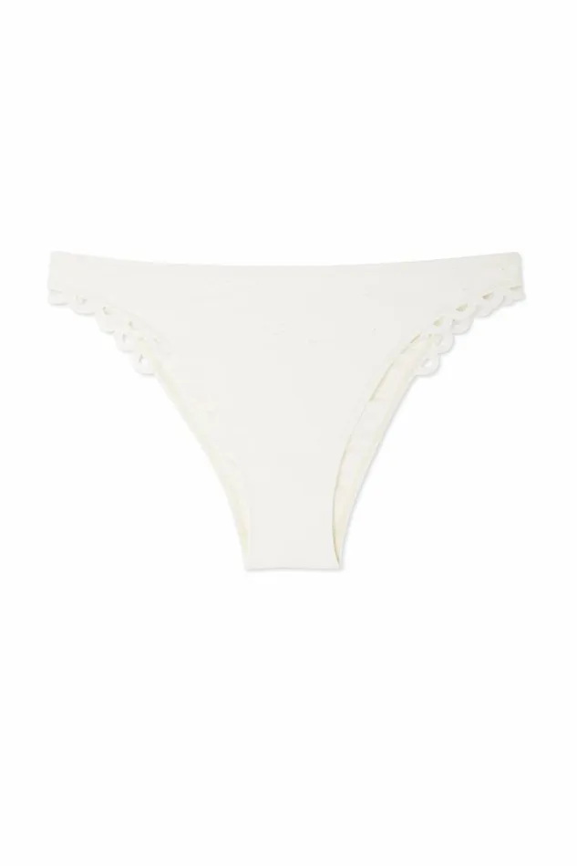 Never Fully Dressed Swim Broderie White Bikini Brief 8211 Women
