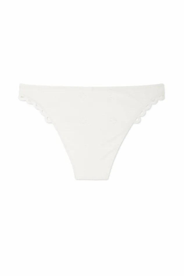 Never Fully Dressed Swim Broderie White Bikini Brief 8211 Women
