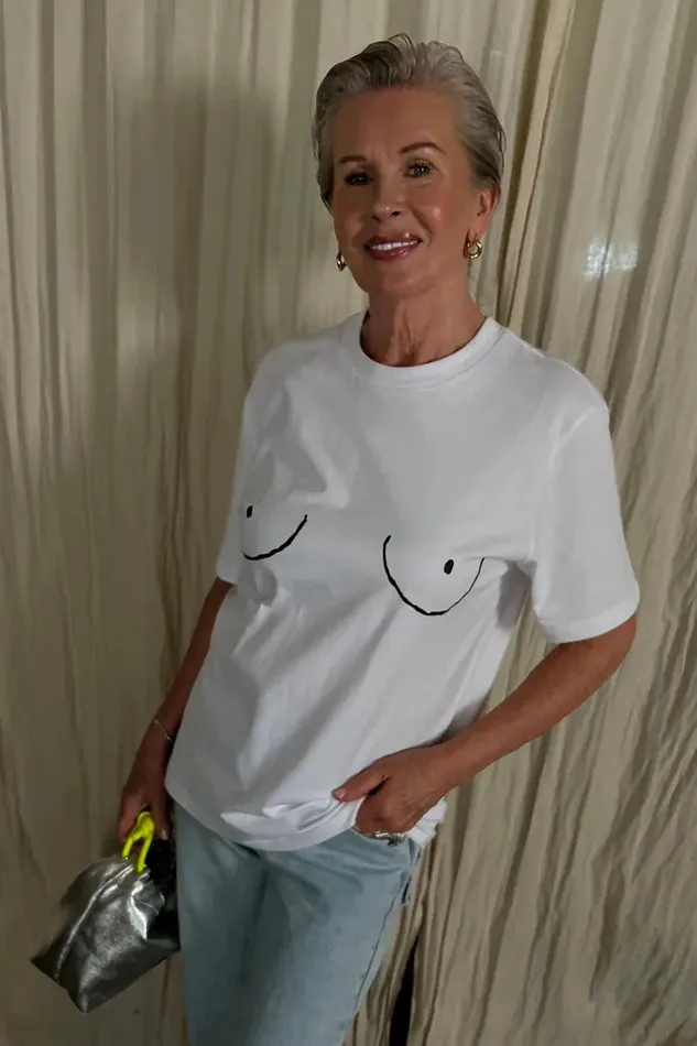 Never Fully Dressed Tops and TShirts Boob Tshirt 8211 Women