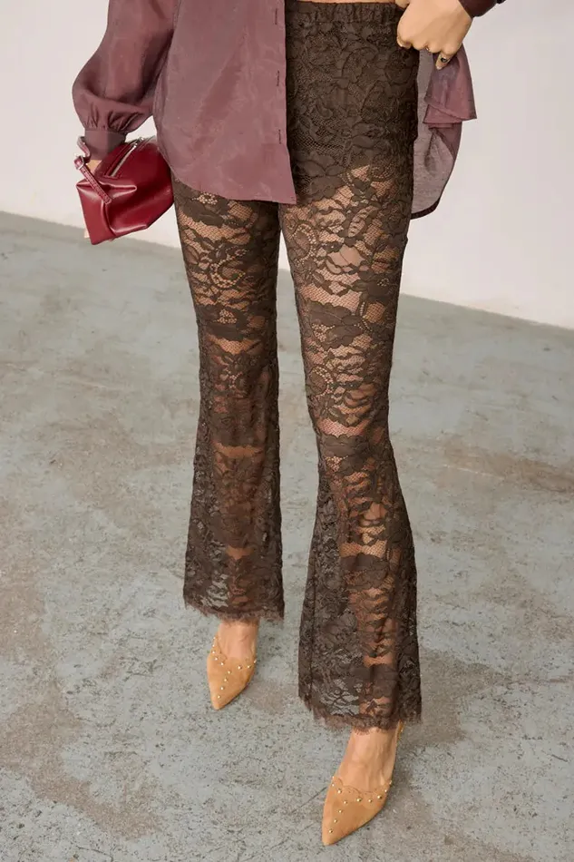 Never Fully Dressed Trousers and Shorts Chocolate Lace Diva Trousers 8211 Women