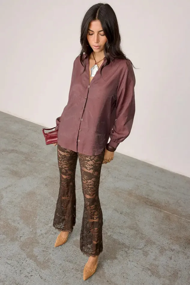 Never Fully Dressed Trousers and Shorts Chocolate Lace Diva Trousers 8211 Women
