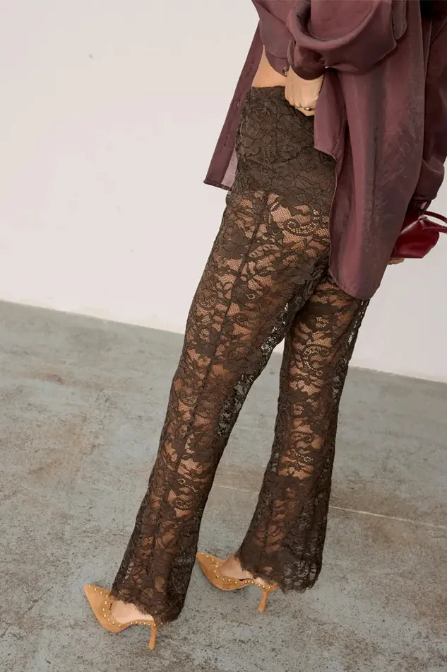 Never Fully Dressed Trousers and Shorts Chocolate Lace Diva Trousers 8211 Women