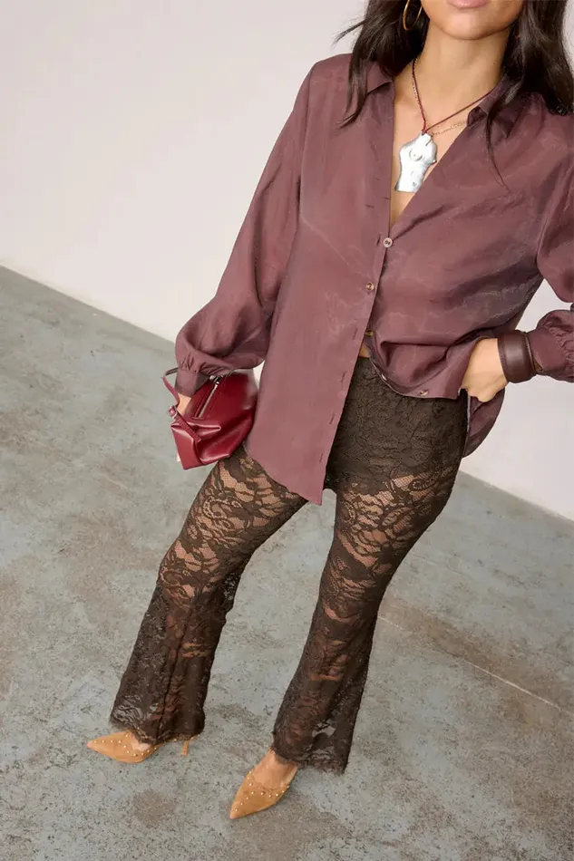 Never Fully Dressed Trousers and Shorts Chocolate Lace Diva Trousers 8211 Women