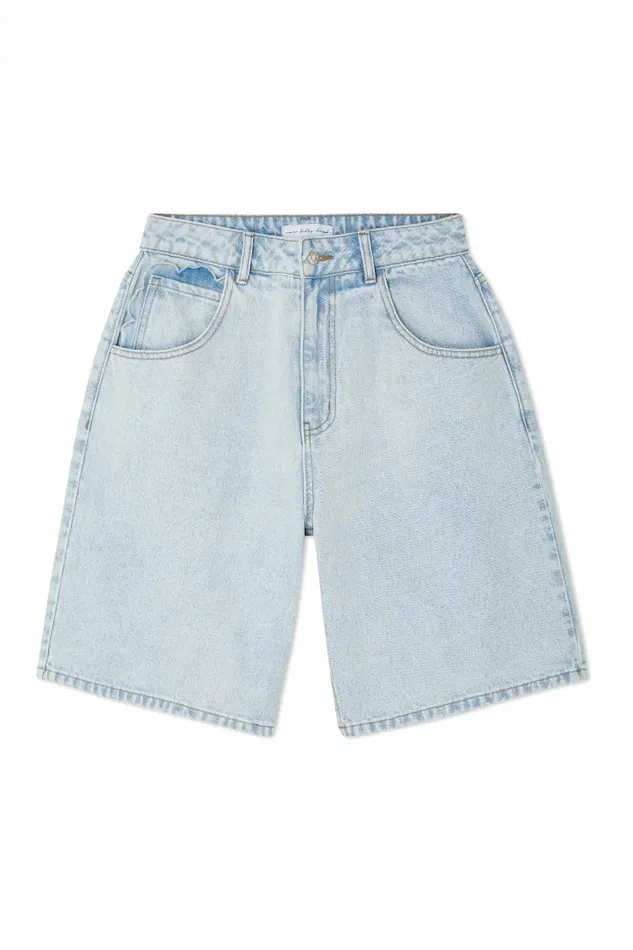 Never Fully Dressed Trousers and Shorts Denim Scallop Pocket Long Shorts 8211 Women