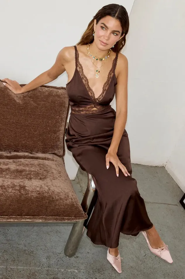 Never Fully Dressed Wedding Guest Chocolate Mimi Dress 8211 Women