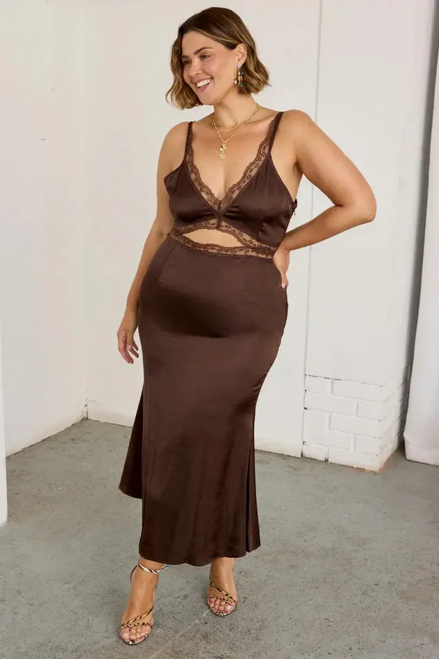 Never Fully Dressed Wedding Guest Chocolate Mimi Dress 8211 Women