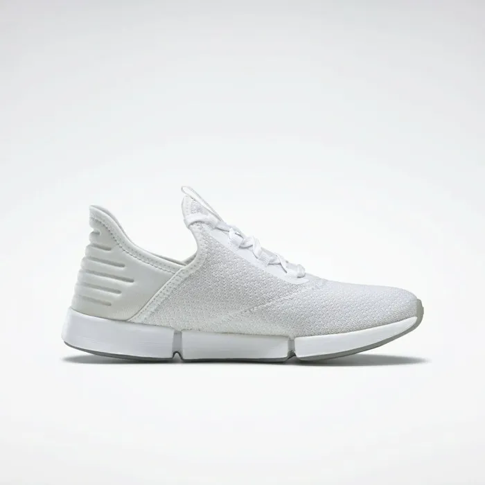 Nursing Shoes Womens Reebok DailyFit DMX Shoes White Porcelain Luminous Lilac