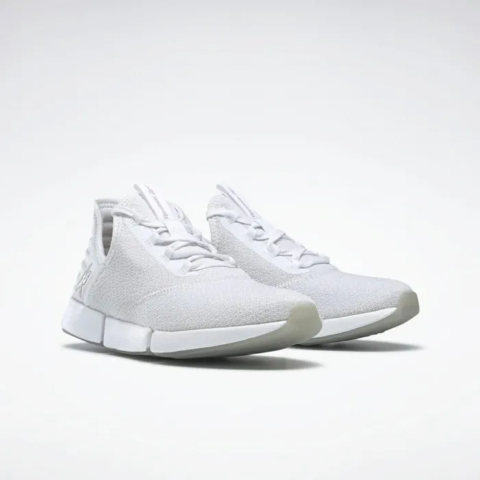 Nursing Shoes Womens Reebok DailyFit DMX Shoes White Porcelain Luminous Lilac