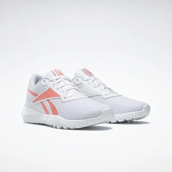 Nursing Shoes Womens Reebok Flexagon Energy 3 Training Shoes Ftwr White Ftwr White Twisted Coral