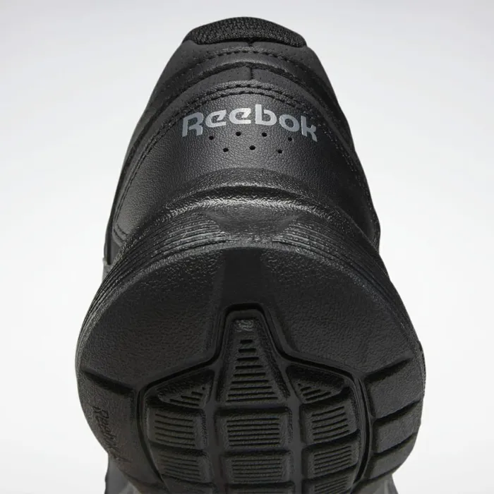 Nursing Shoes Womens Reebok Walk Ultra 7 DMX MAX Shoes Black Cold Grey Collegiate Royal