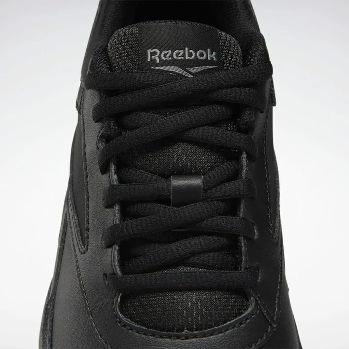 Nursing Shoes Womens Reebok Walk Ultra 7 DMX MAX Shoes Black Cold Grey Collegiate Royal
