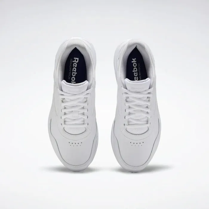 Nursing Shoes Womens Reebok Walk Ultra 7 DMX MAX Shoes White Cold Grey 2 Collegiate Royal