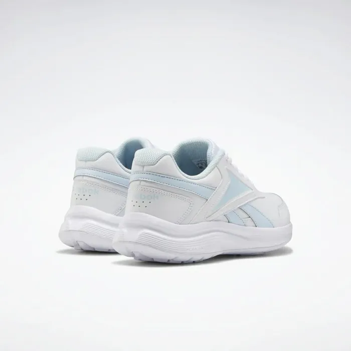 Nursing Shoes Womens Reebok Walk Ultra 7 DMX MAX Shoes White Glass Blue Collegiate Royal