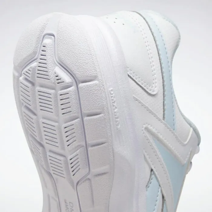 Nursing Shoes Womens Reebok Walk Ultra 7 DMX MAX Shoes White Glass Blue Collegiate Royal