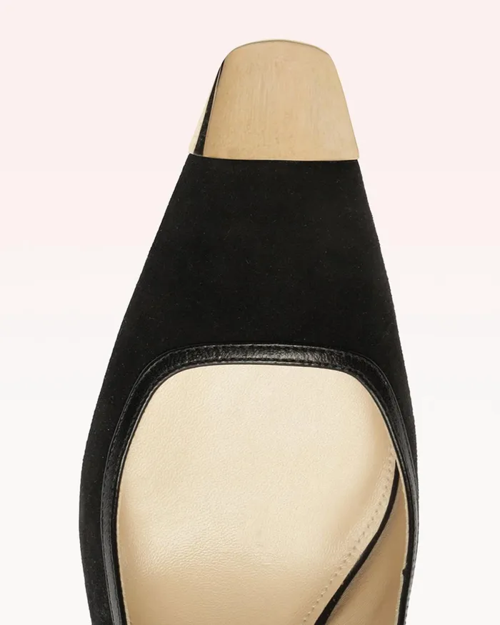 Olivia 85 Black Alexandre Birman Slingback Pumps Black Women Alexandre Birman Pumps