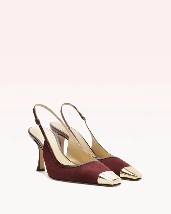 Olivia 85 Cherry Lacquer Alexandre Birman Slingback Pumps Cherry Lacquer Women Alexandre Birman Pumps