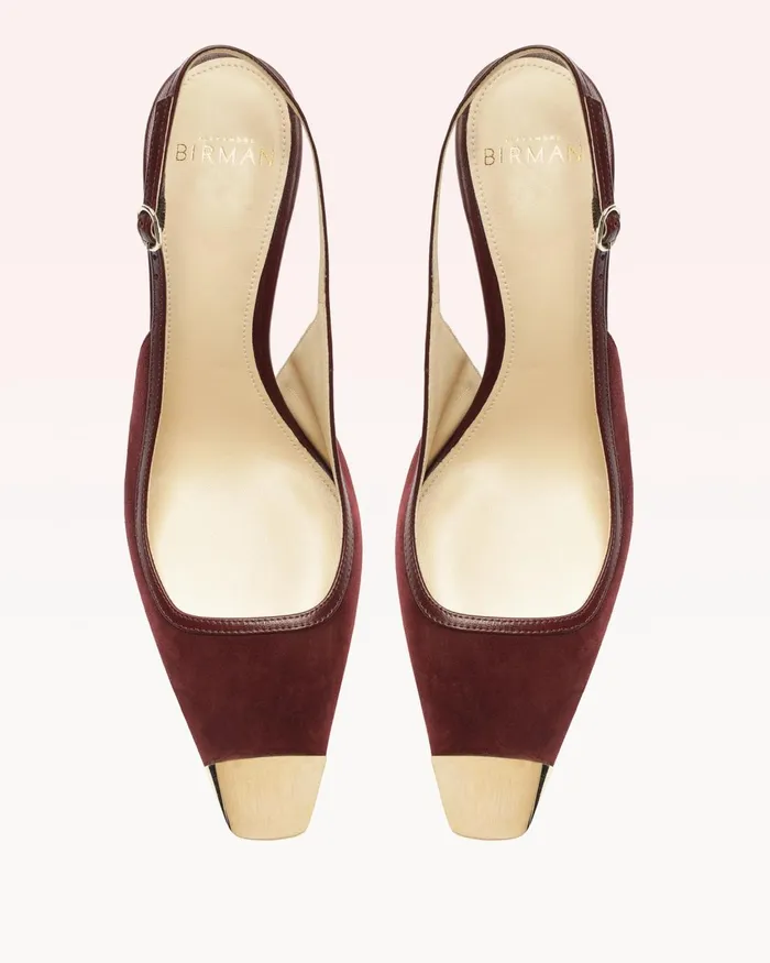 Olivia 85 Cherry Lacquer Alexandre Birman Slingback Pumps Cherry Lacquer Women Alexandre Birman Pumps