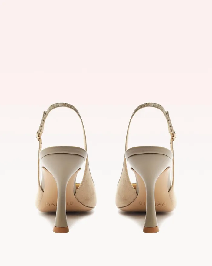 Olivia 85 Semolina Alexandre Birman Slingback Pumps Ginger Women Alexandre Birman Pumps