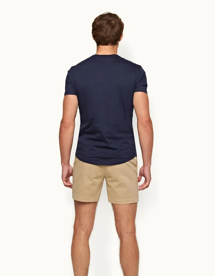Orlebar Brown Day Shorts Men Bulldog Cotton Sand Dune