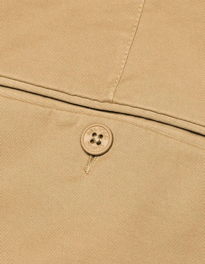 Orlebar Brown Day Shorts Men Bulldog Cotton Sand Dune
