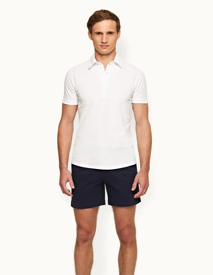 Orlebar Brown Day Shorts Men Bulldog StretchCotton Dark Navy