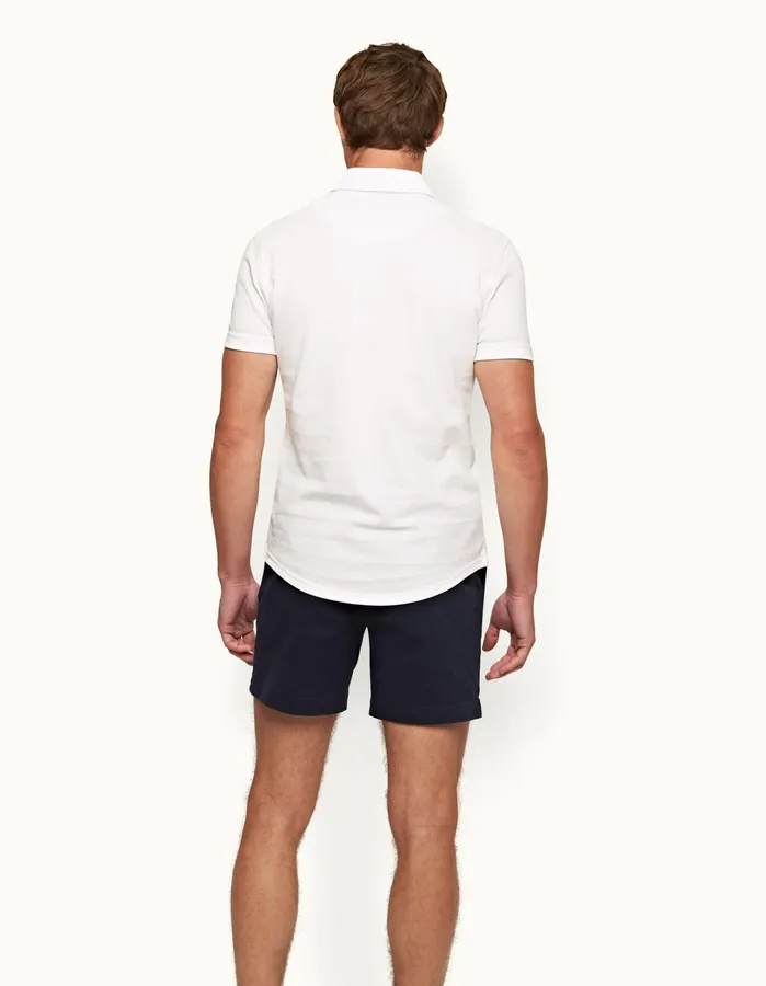 Orlebar Brown Day Shorts Men Bulldog StretchCotton Dark Navy