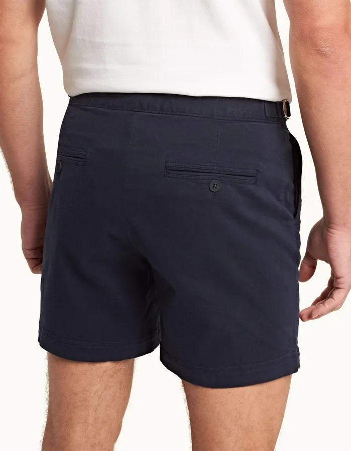 Orlebar Brown Day Shorts Men Bulldog StretchCotton Dark Navy