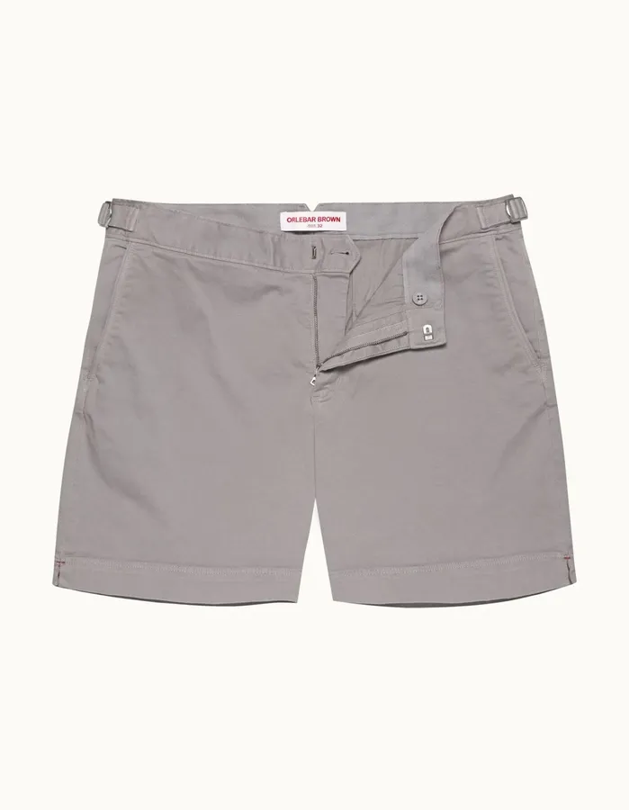 Orlebar Brown Day Shorts Men Bulldog StretchCotton Powdered Slate