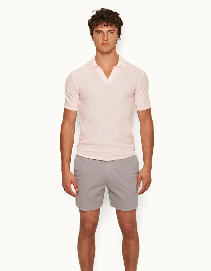 Orlebar Brown Day Shorts Men Bulldog StretchCotton Powdered Slate