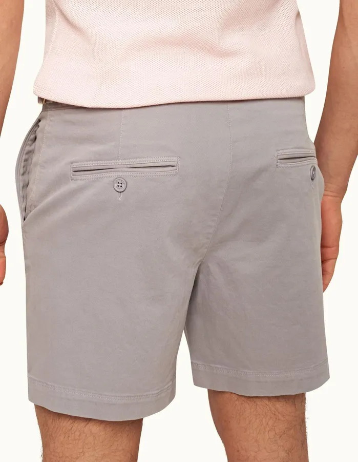 Orlebar Brown Day Shorts Men Bulldog StretchCotton Powdered Slate
