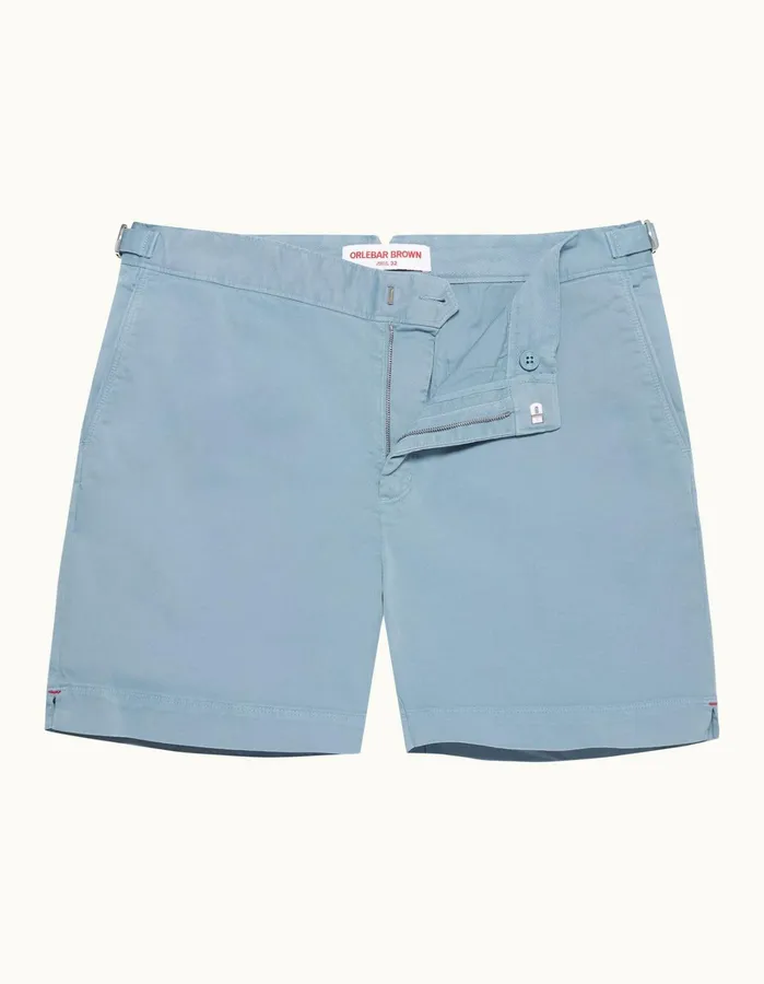 Orlebar Brown Day Shorts Men Bulldog StretchCotton Wish Blue