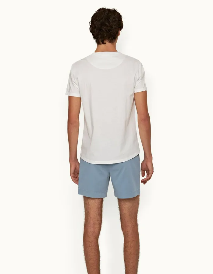 Orlebar Brown Day Shorts Men Bulldog StretchCotton Wish Blue