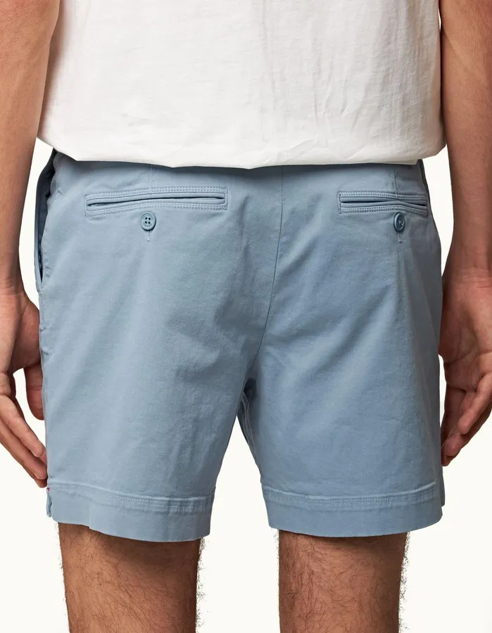 Orlebar Brown Day Shorts Men Bulldog StretchCotton Wish Blue