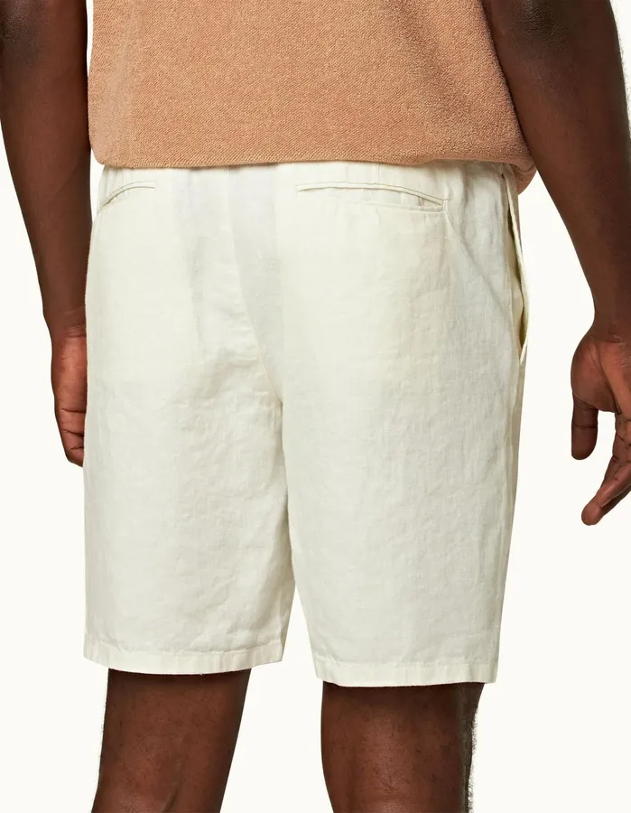 Orlebar Brown Day Shorts Men Cornell Linen Sandbar