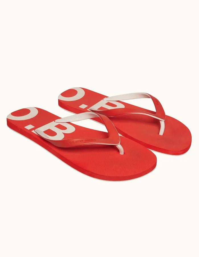 Orlebar Brown Footwear Men Haston Summer Red