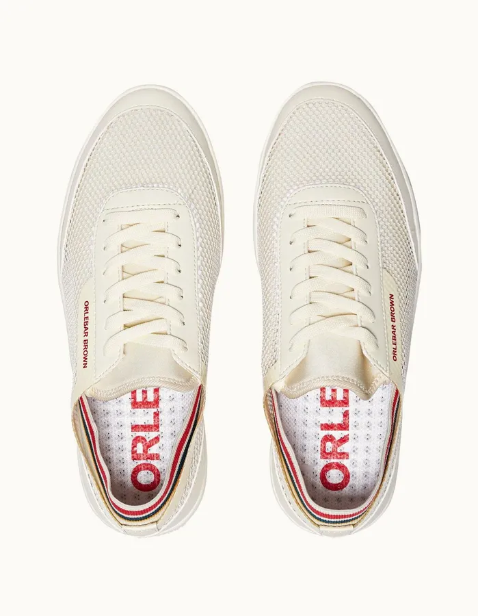 Orlebar Brown Footwear Men Larson Stripe Whiteorange
