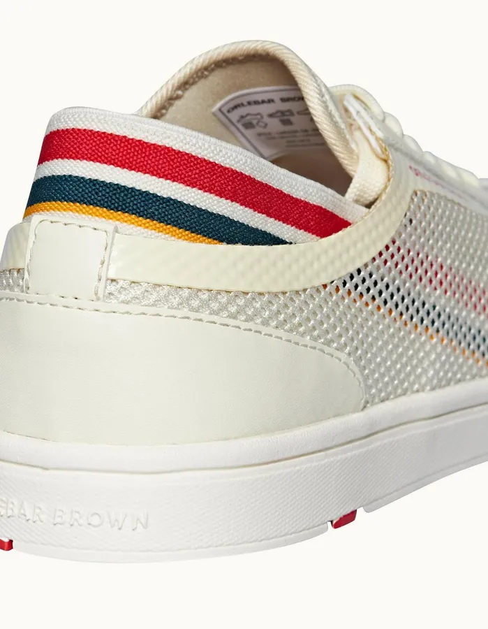 Orlebar Brown Footwear Men Larson Stripe Whiteorange
