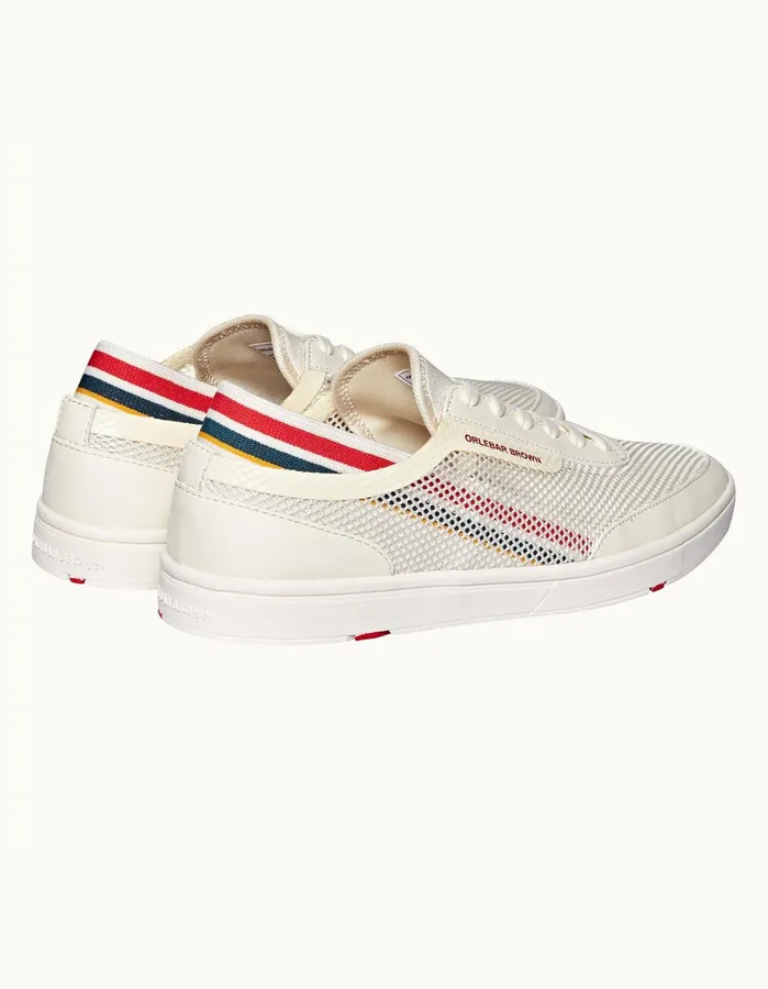Orlebar Brown Footwear Men Larson Stripe Whiteorange