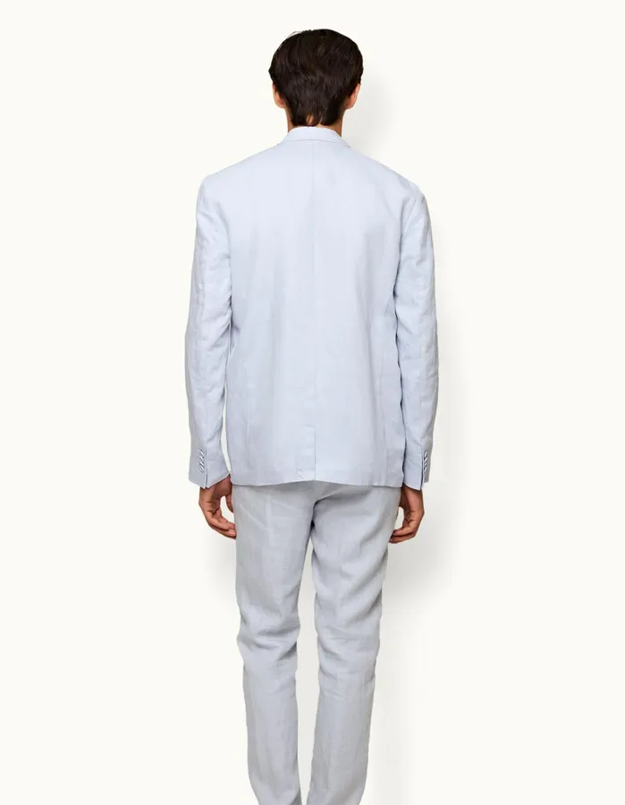 Orlebar Brown Jackets and Outerwear Men Ullock Linen Light Island Sky
