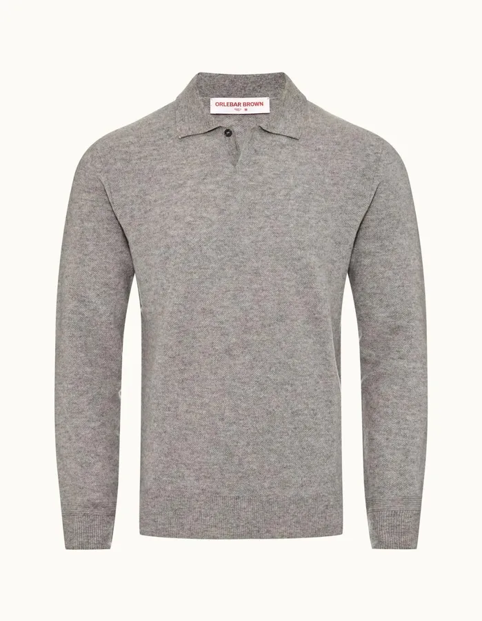 Orlebar Brown Knitwear Men Bruno Cashmere Cinder