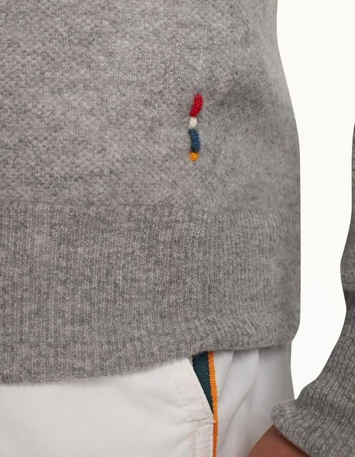 Orlebar Brown Knitwear Men Bruno Cashmere Cinder