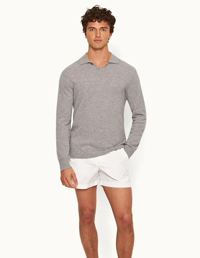 Orlebar Brown Knitwear Men Bruno Cashmere Cinder