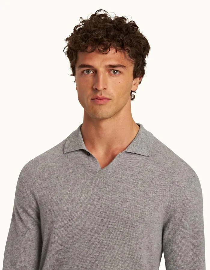 Orlebar Brown Knitwear Men Bruno Cashmere Cinder