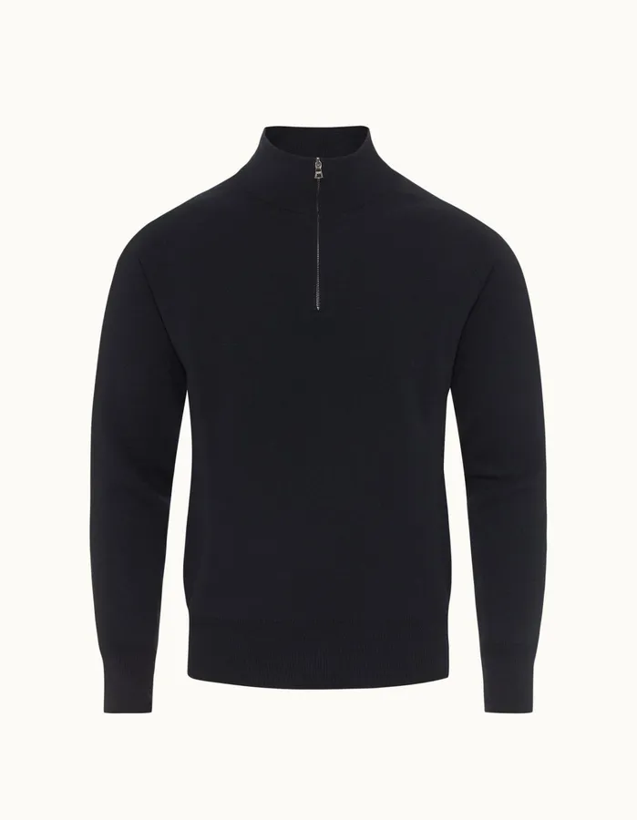 Orlebar Brown Knitwear Men Lennard Merino Night Iris